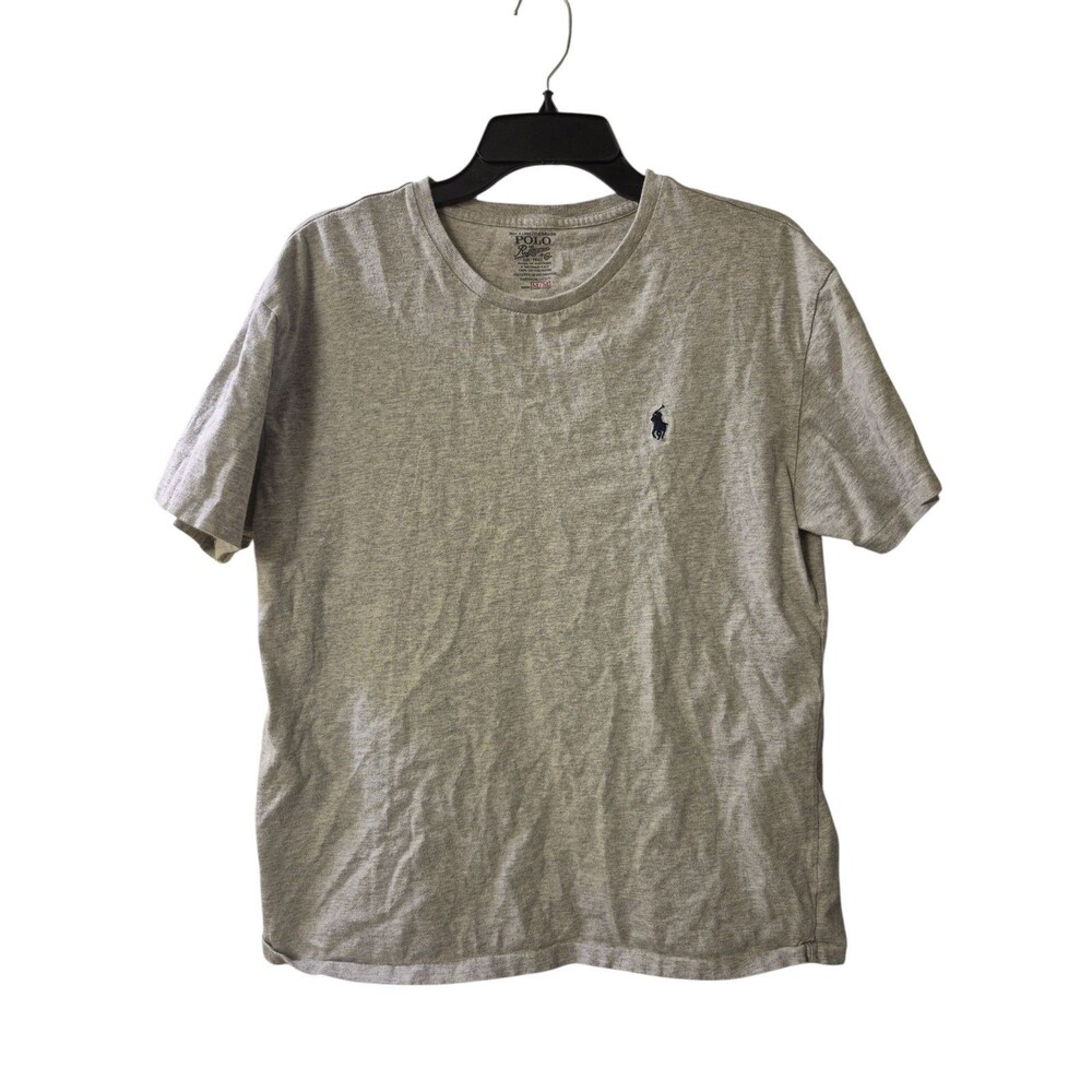 Polo Ralph Lauren Mens Gray Heathered Size M 100% Cotton T-Shirt